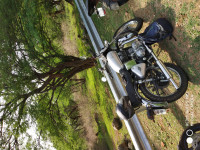 Silver Royal Enfield Bullet Electra Twinspark
