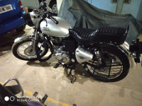 Silver Royal Enfield Bullet Electra Twinspark