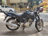 Black Bajaj Pulsar 150 Round Headlight