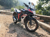 Orange With Black Suzuki Gixxer SF SP