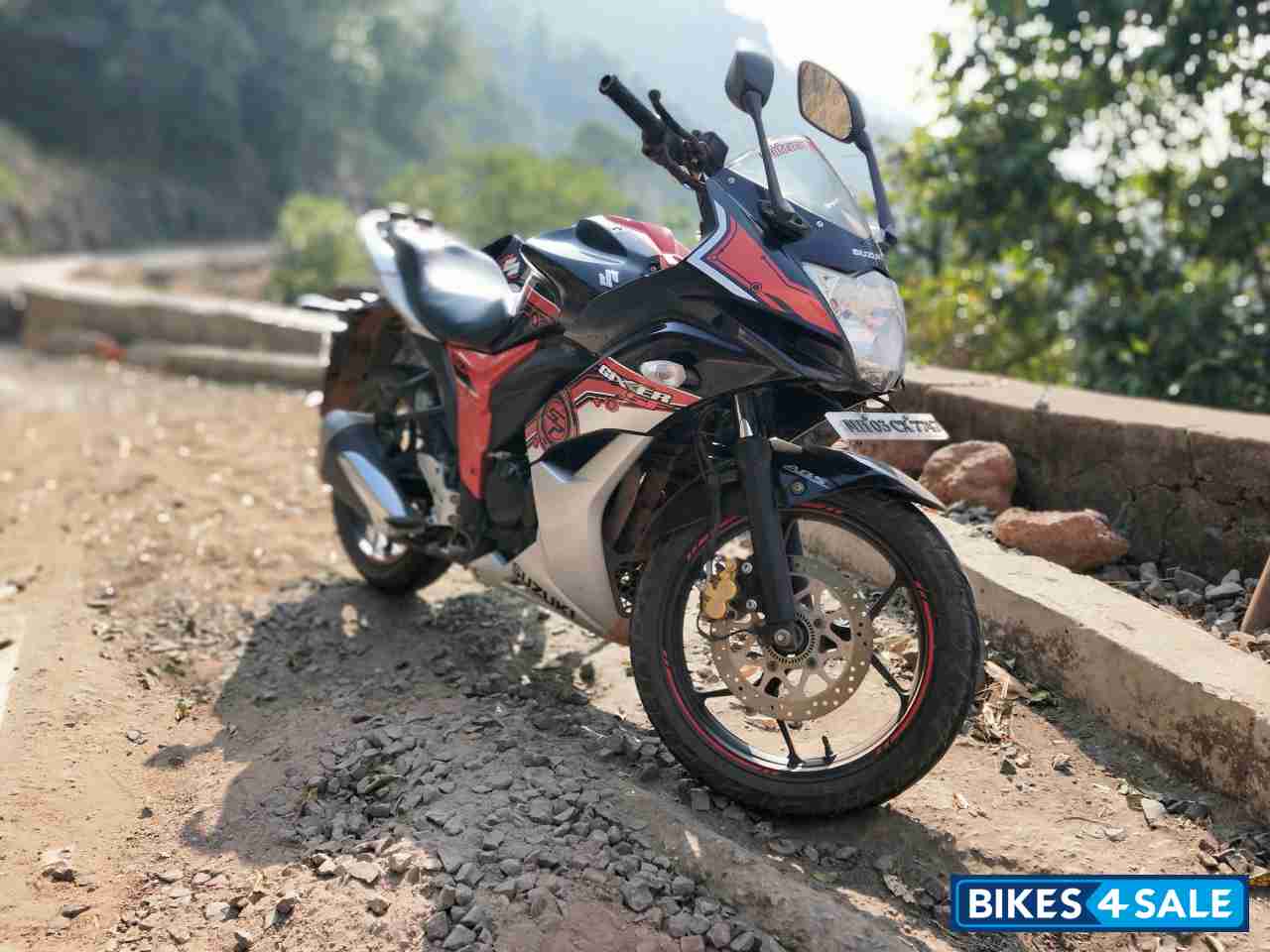 Orange With Black Suzuki Gixxer SF SP