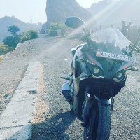 Black And Red Bajaj Pulsar RS 200 ABS