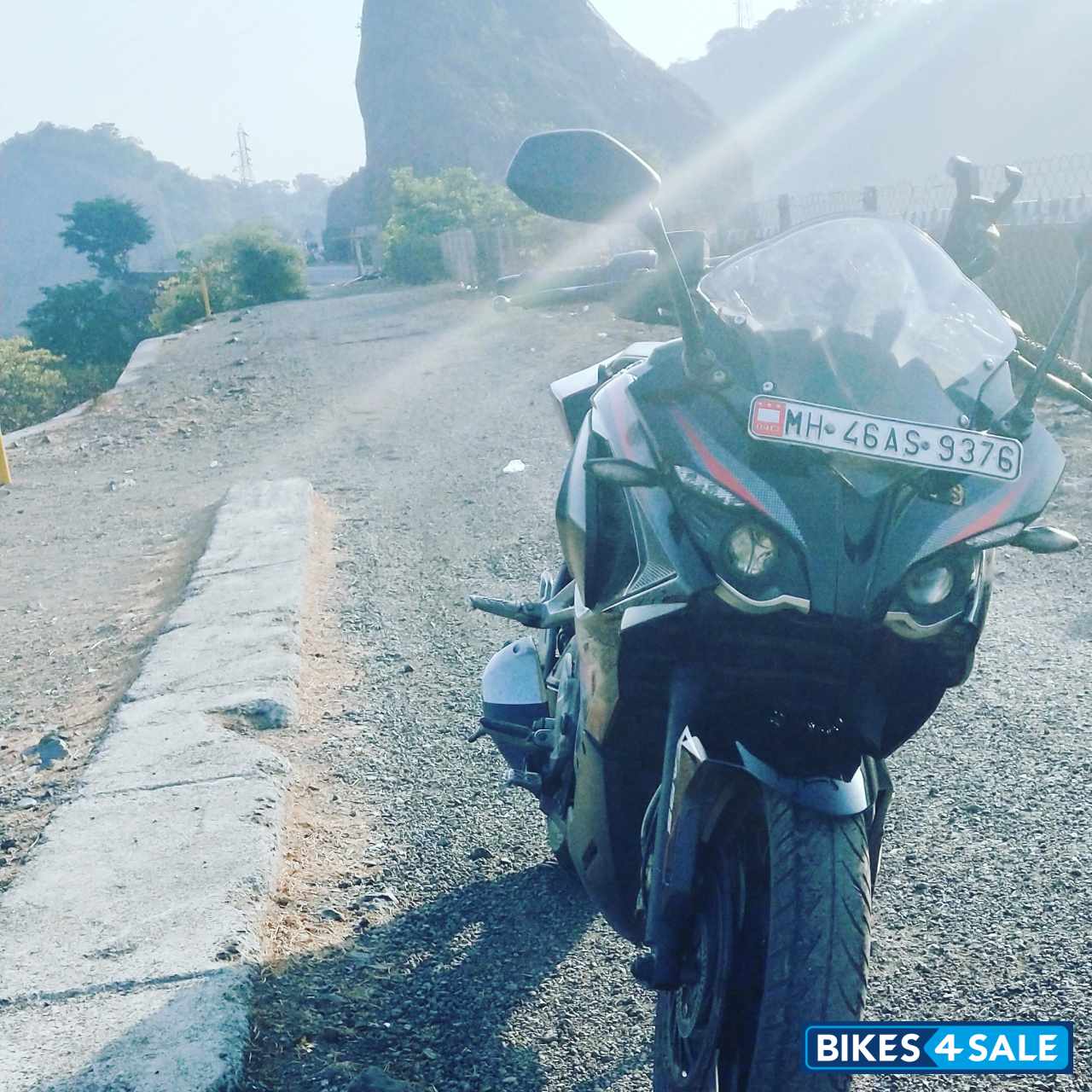 Black And Red Bajaj Pulsar RS 200 ABS