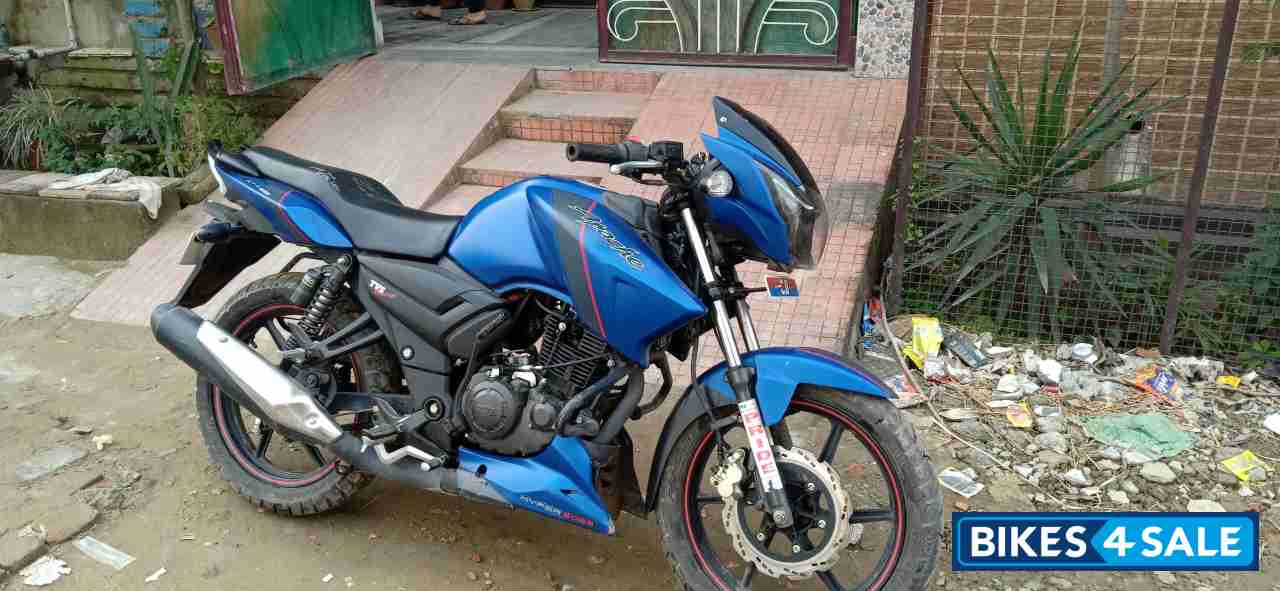 Used 2017 Model Tvs Apache Rtr 160 For Sale In Bareilly Id 258033 Blue Colour Bikes4sale