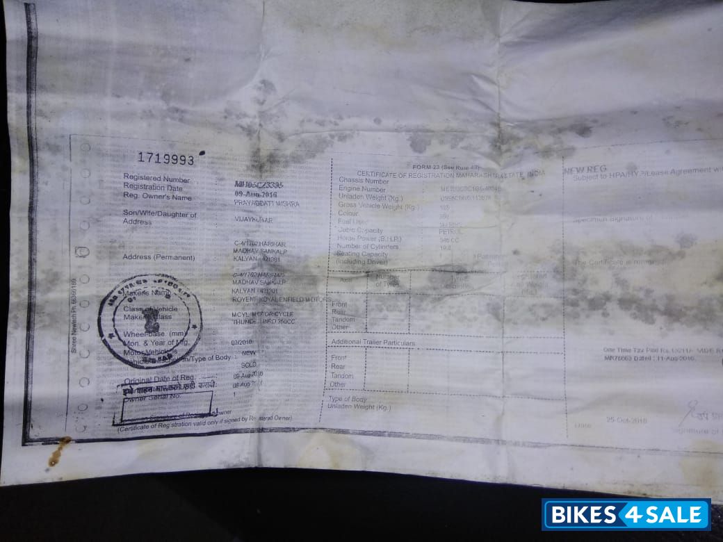 Royal Enfield Thunderbird 350