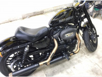 Black Harley Davidson Roadster