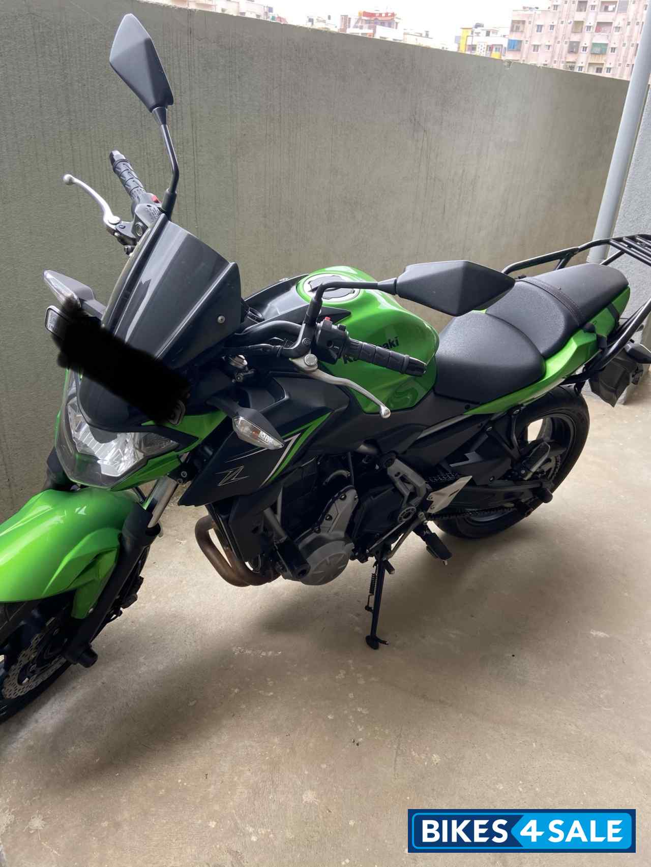 Green Kawasaki Z650 ABS