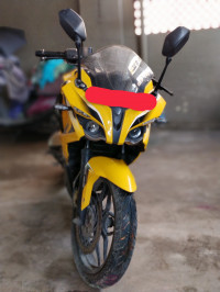 Yellow Bajaj Pulsar RS 200 ABS
