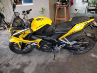 Yellow Bajaj Pulsar RS 200 ABS