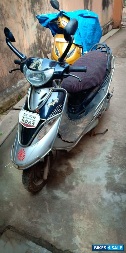 Black TVS Scooty Pep Plus