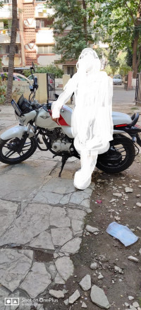 White Bajaj V15