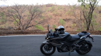 Black+grey Bajaj Pulsar RS 200 ABS