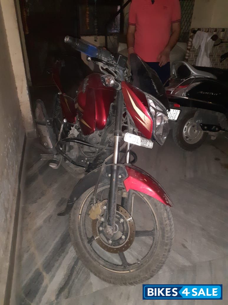 Red Bajaj Pulsar 135LS