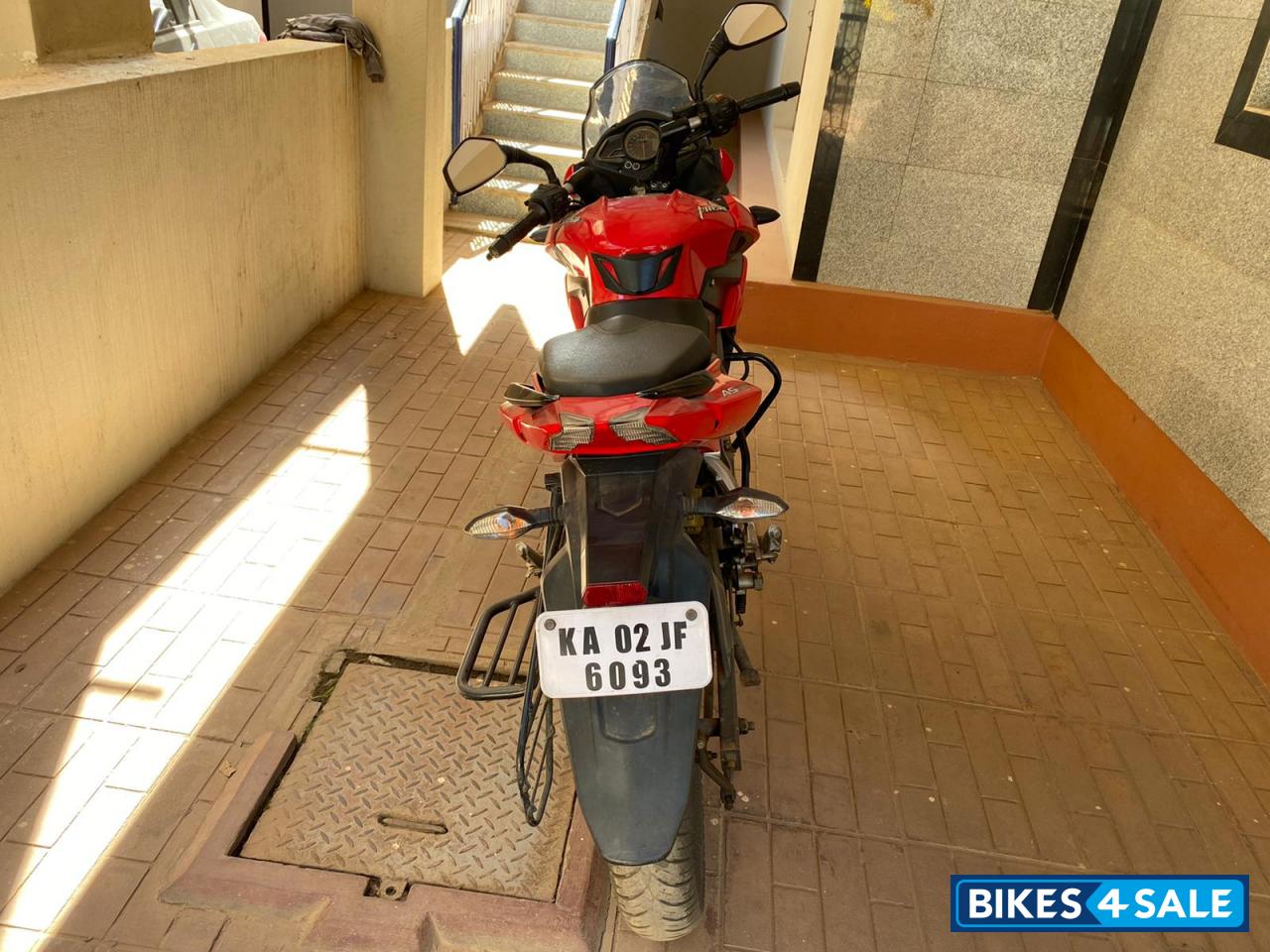 Red Bajaj Pulsar AS 150