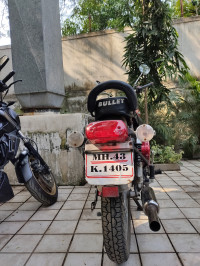 Red Royal Enfield Bullet Electra