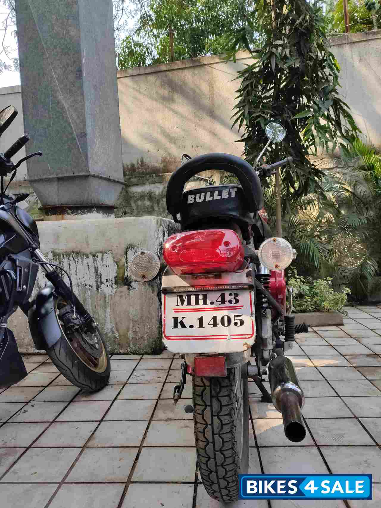 Red Royal Enfield Bullet Electra