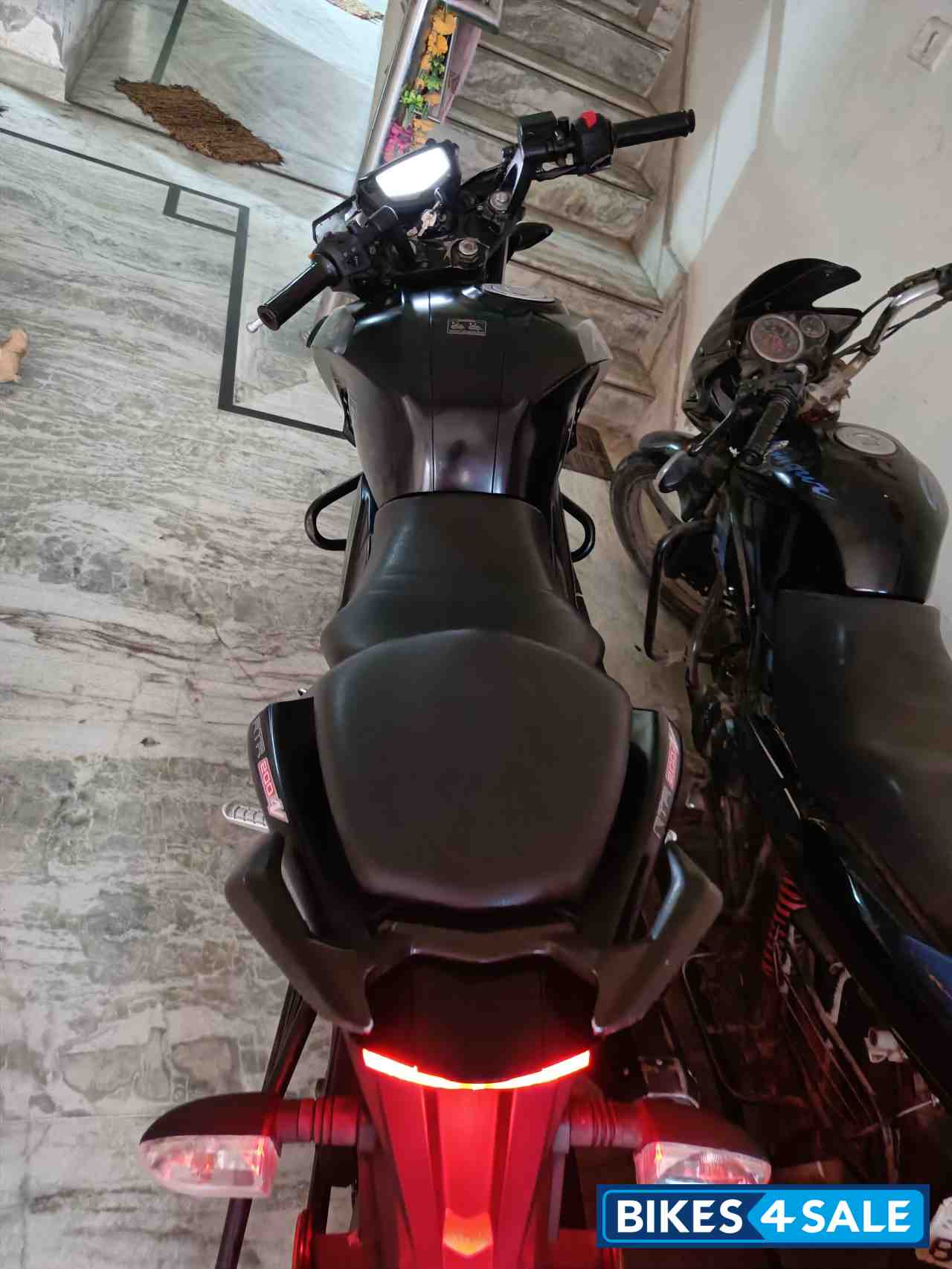 Matte Black TVS Apache RTR 200 4V Matte Black TVS Apache RTR 200 4V