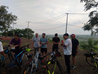 Silver Blue Bicycle FROG VANTAGE 27.5T 21 SPEED