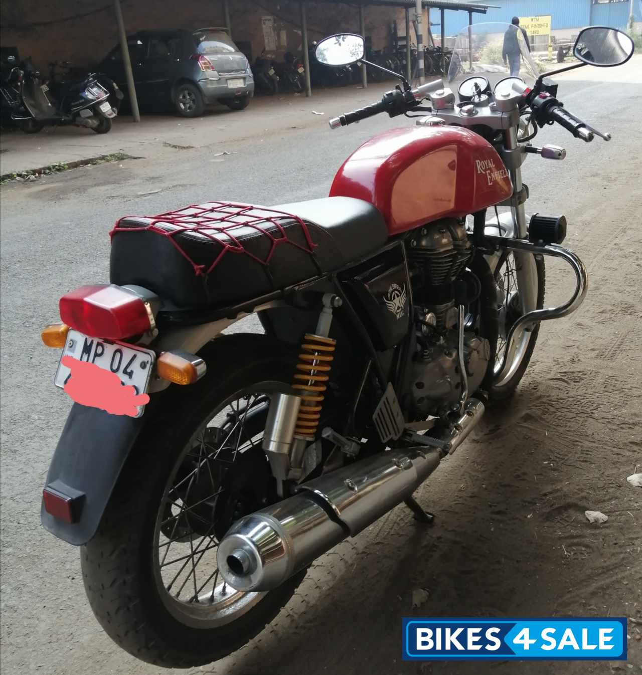 Red Royal Enfield Continental GT 535