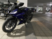 Blue Yamaha YZF R15 V3