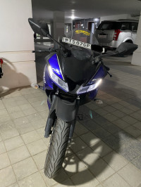 Blue Yamaha YZF R15 V3