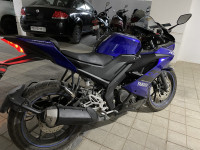 Blue Yamaha YZF R15 V3
