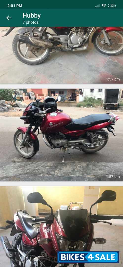 Red Bajaj Pulsar 150 DTSi