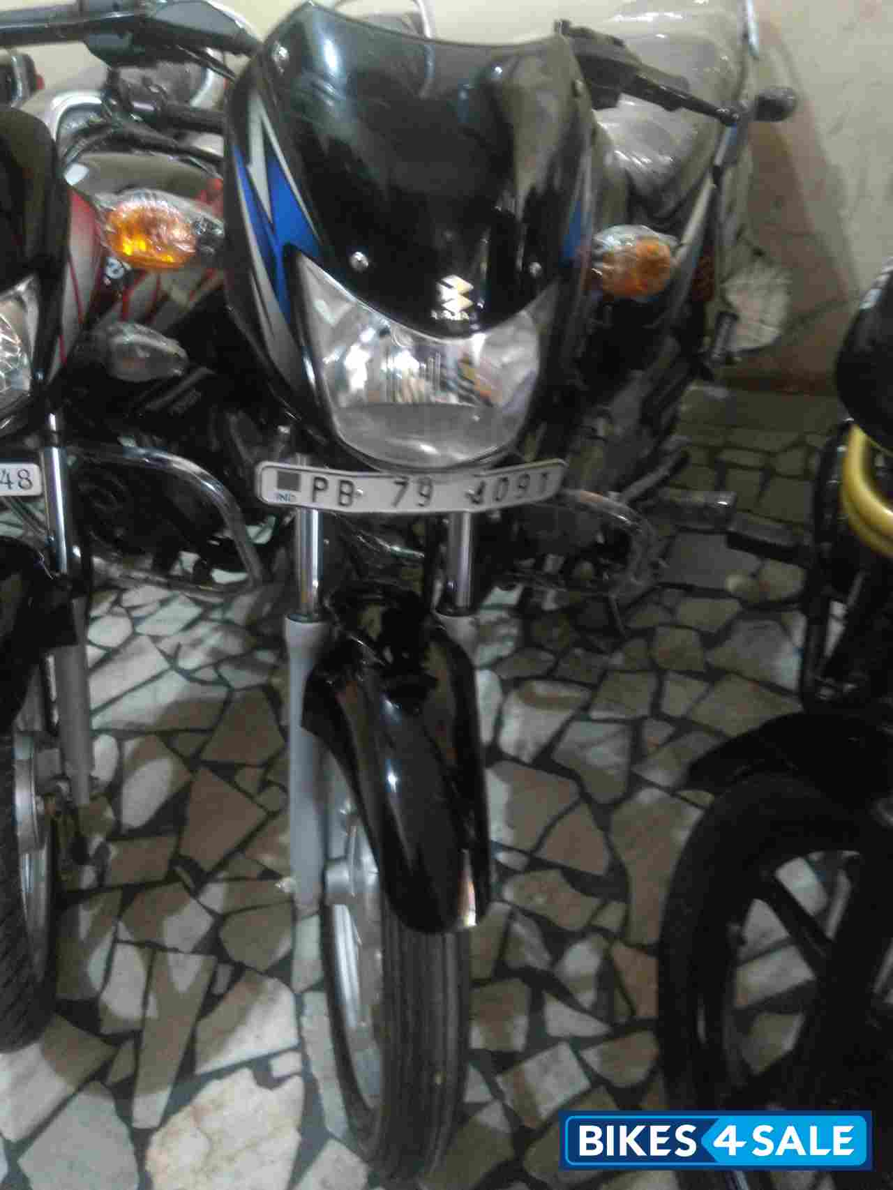 Black Blue Bajaj CT 100