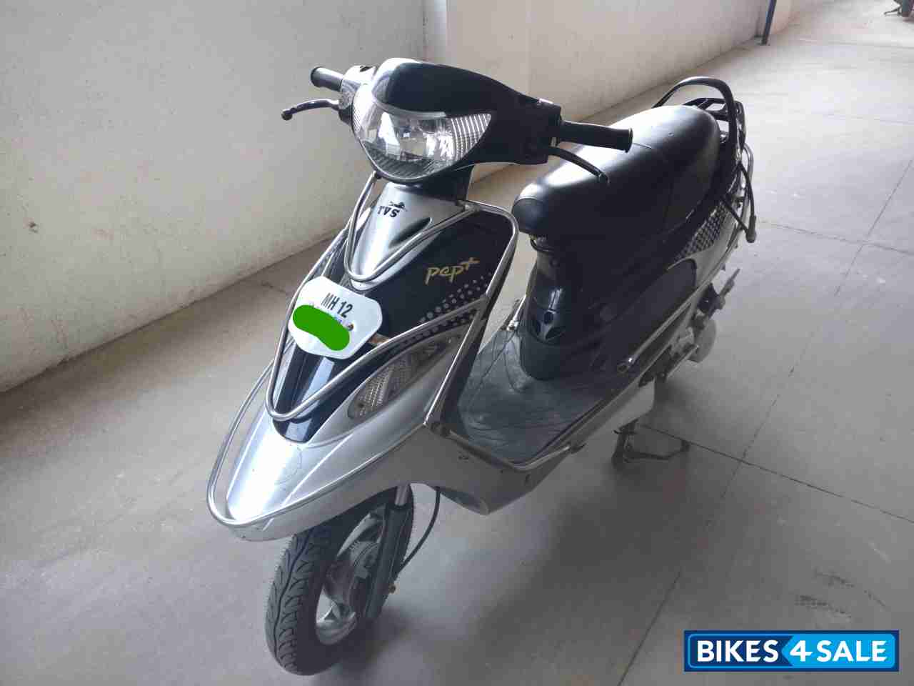 Black TVS Scooty Pep Plus