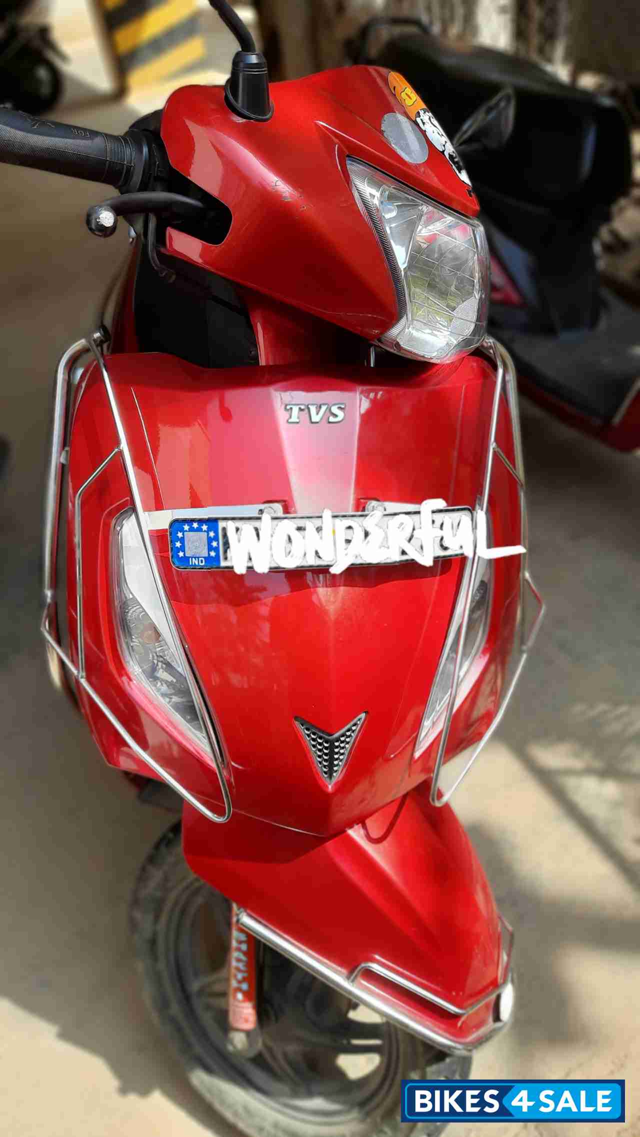 Used 2015 model TVS Jupiter for sale in Bangalore. ID 261786. Red
