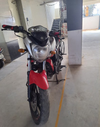 Silver Red Yamaha FZ-S