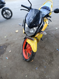 Red N Yellow Honda CBF Stunner