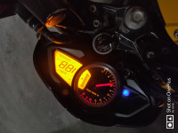 Yellow Bajaj Pulsar 200 NS