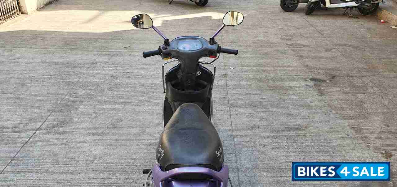 Purple TVS Scooty Pep Plus