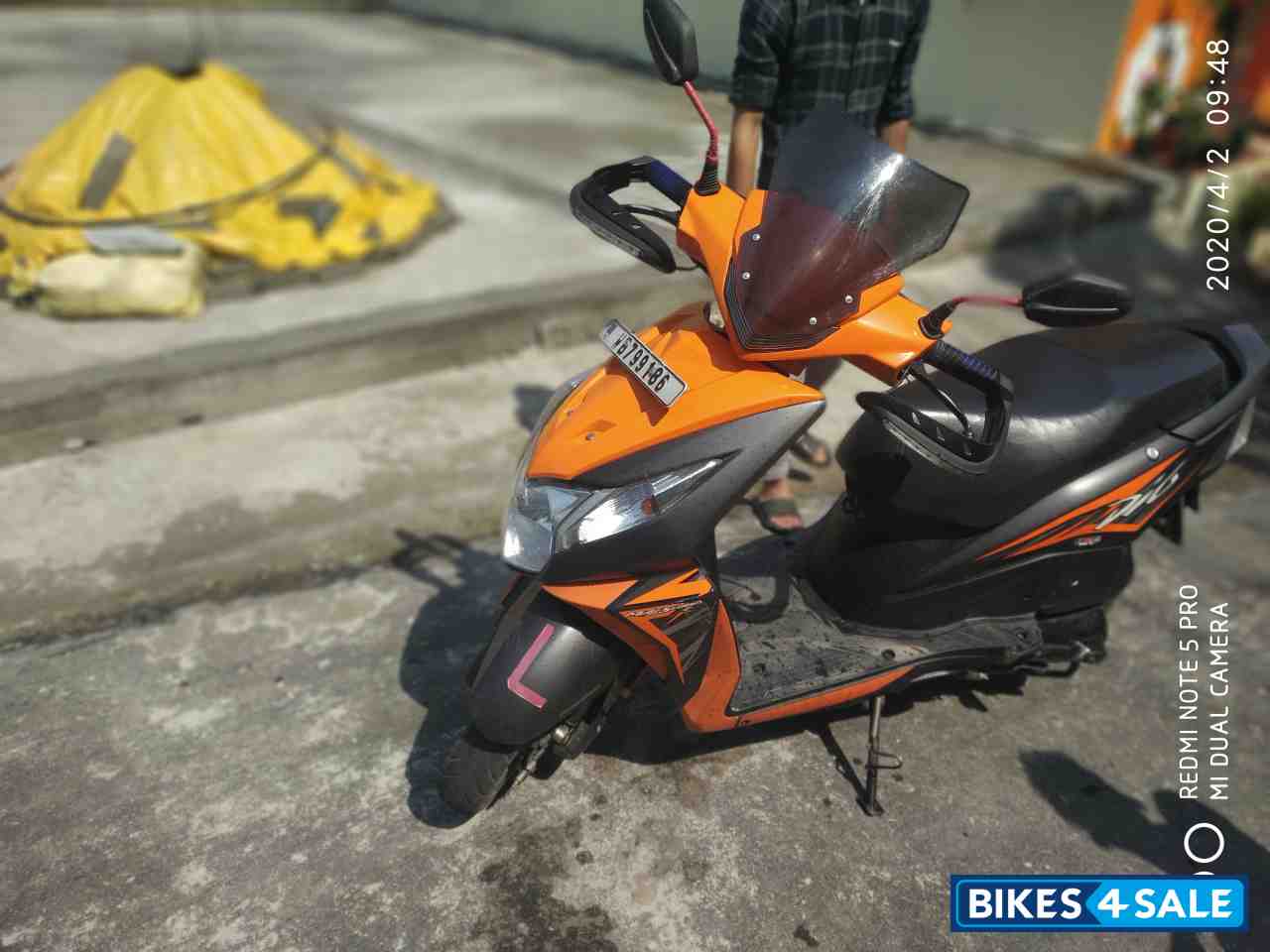 Used 2018 model Honda Dio for sale in East Sikkim. ID 265212. Orange