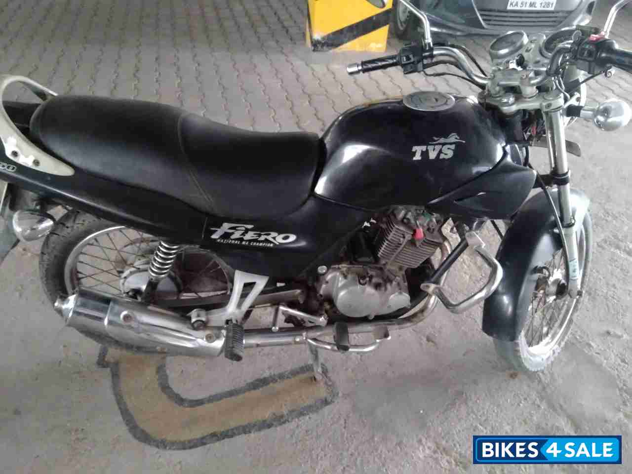 Black TVS Fiero FX