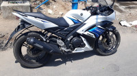 White With Blue Black Combinat Yamaha YZF R15 S