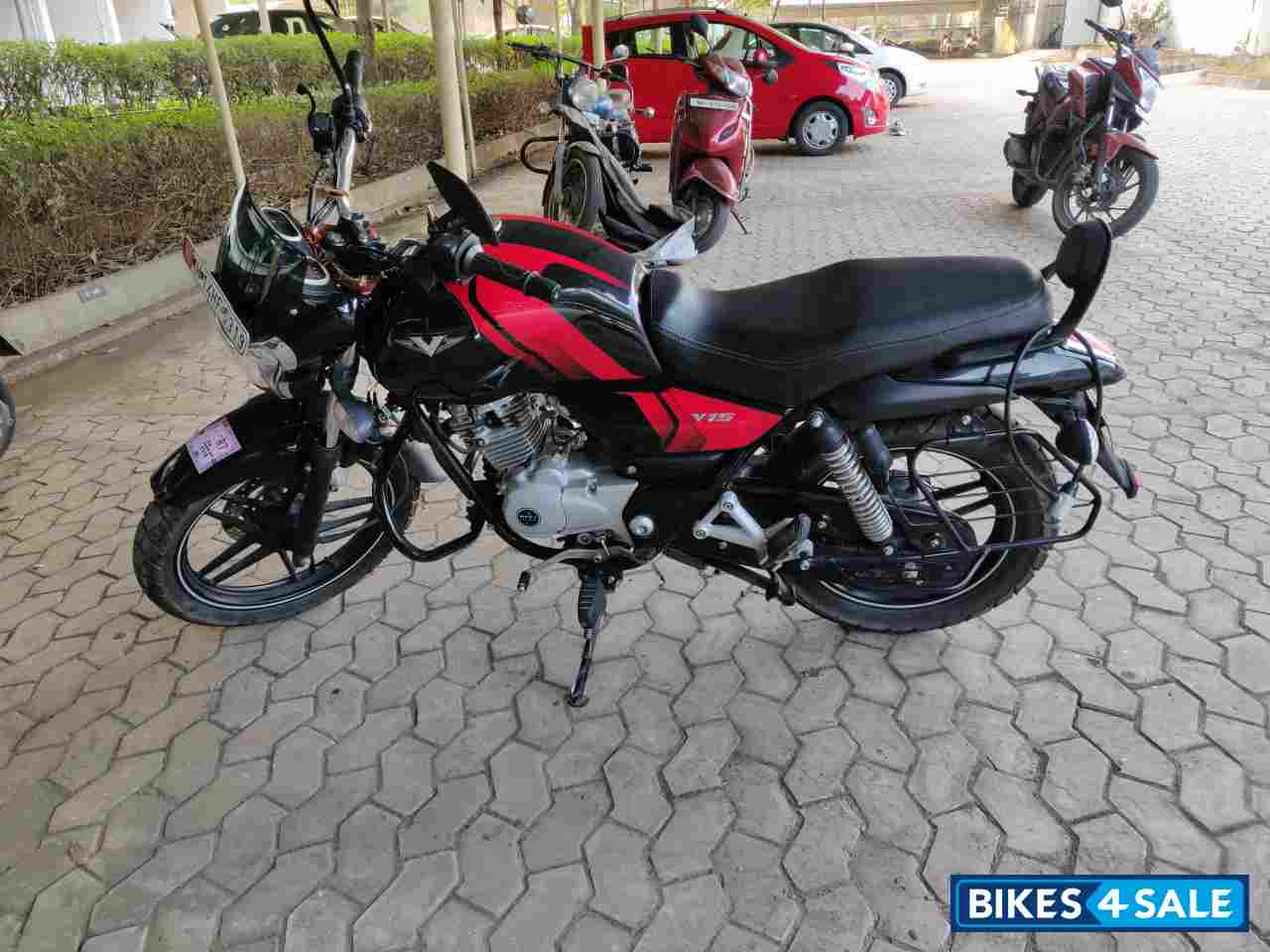 Red And Black Bajaj V15