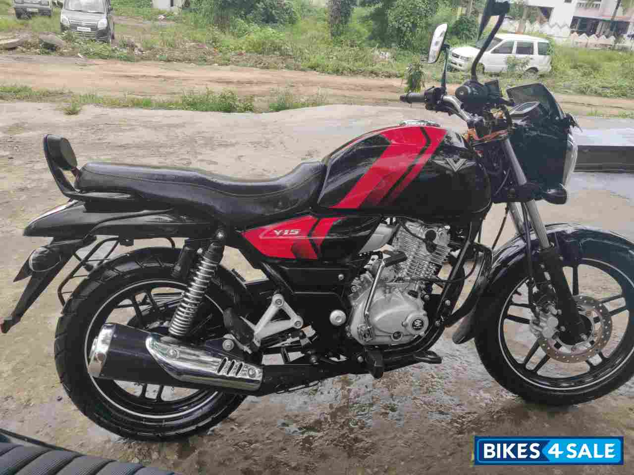 Red And Black Bajaj V15