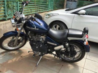 Blue Royal Enfield Thunderbird 500