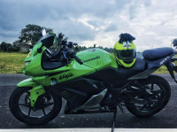Green Kawasaki Ninja 250R