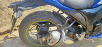 Blue Suzuki Gixxer SF