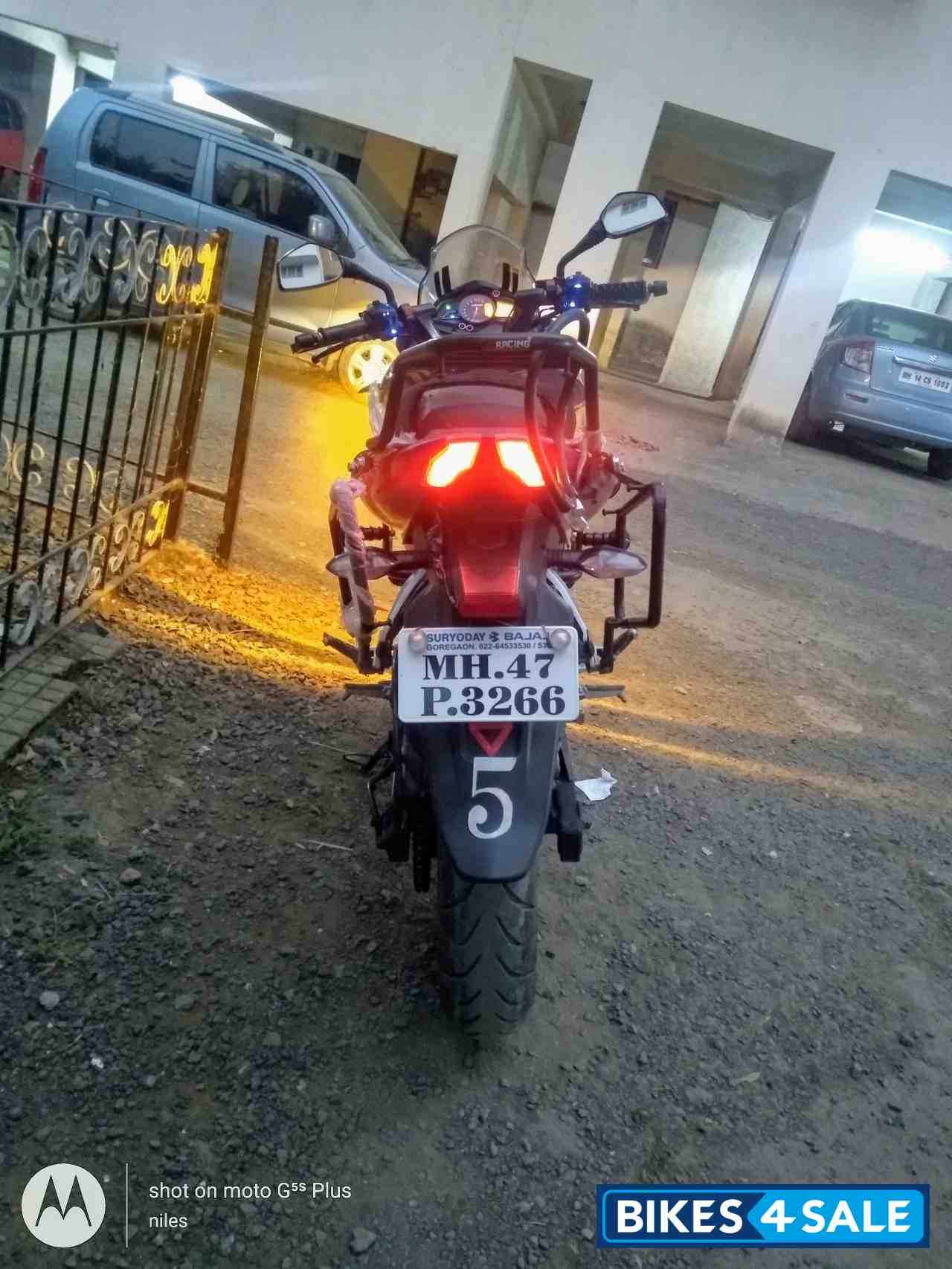 Blue Bajaj Pulsar AS 200