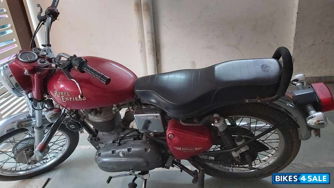 Red Royal Enfield Bullet Electra