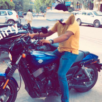 Blue Harley Davidson Street 750