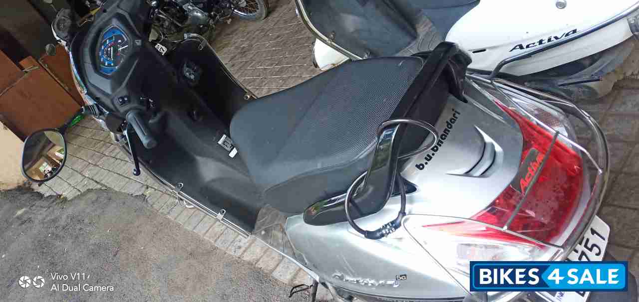 Silver Black Honda Activa 5G Limited Edition