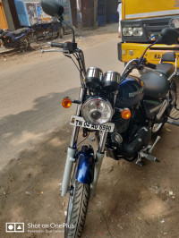Blue Royal Enfield Thunderbird 350