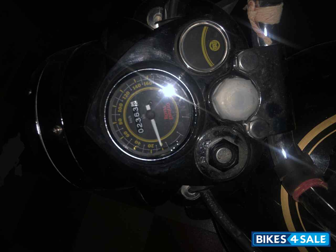 Black Royal Enfield Bullet Standard 350