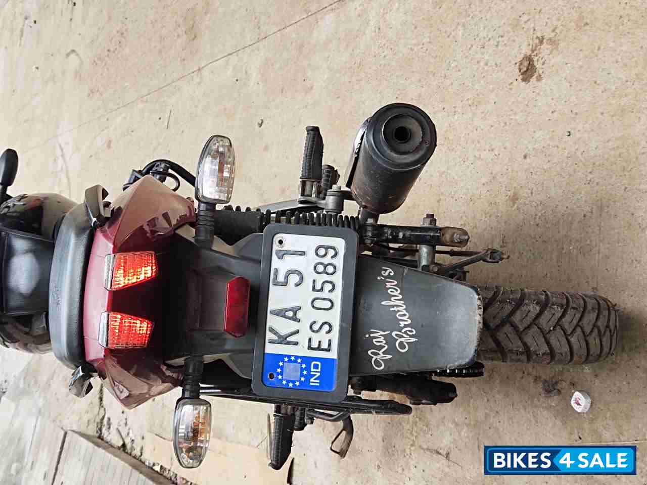 Red Black Bajaj Pulsar 180 DTSi