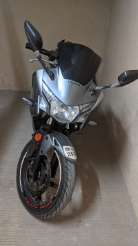 Silver Honda CBR 250R